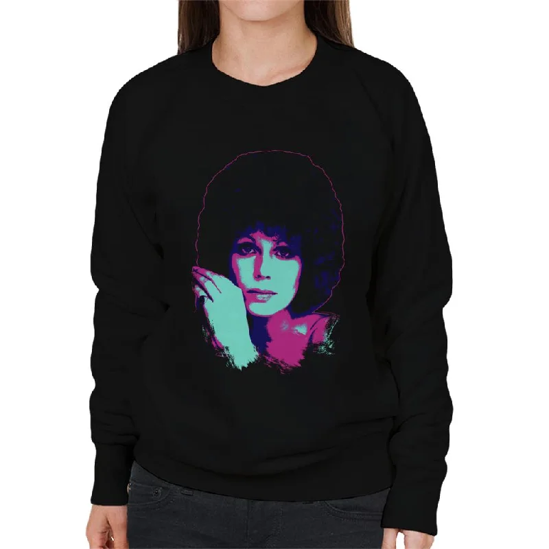 TV Times Joanna Lumley 1976 Pop Art Stylised Women's Sweatshirt Cotton Hoodie Fleece Lining Warmth TV Times Joanna Lumley 1976 Pop Art Stylised Women's Sweatshirt Cotton Hoodie Fleece Lining Warmth