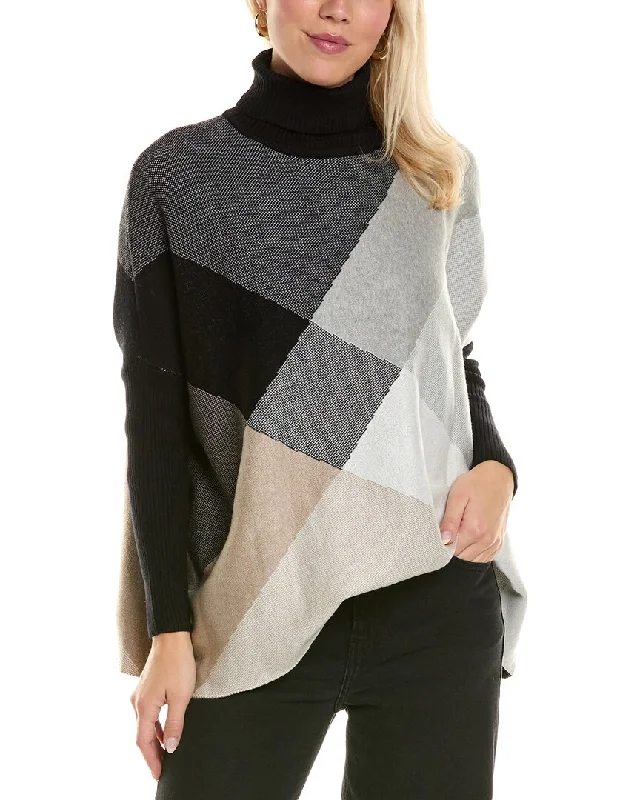 Joseph A. Turtleneck Tunic Sweater Fitted Slim Tailored