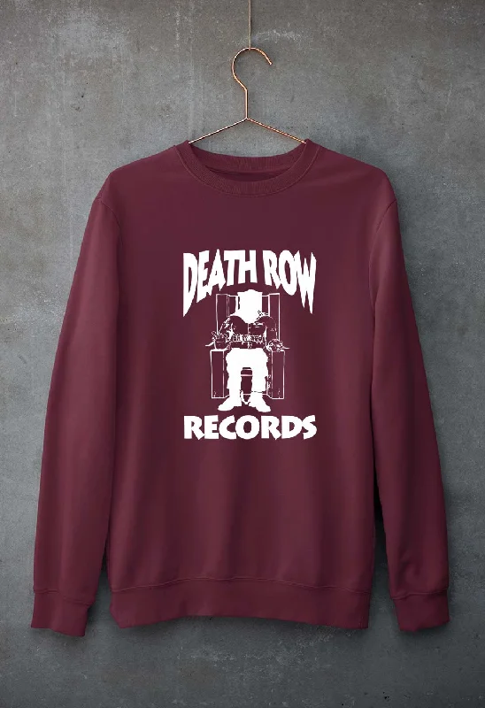 Death Row Records Unisex Sweatshirt for Men/Women Hoodie with Ribbed Cuffs Snug Fit Comfort Death Row Records Unisex Sweatshirt for Men/Women Hoodie with Ribbed Cuffs Snug Fit Comfort