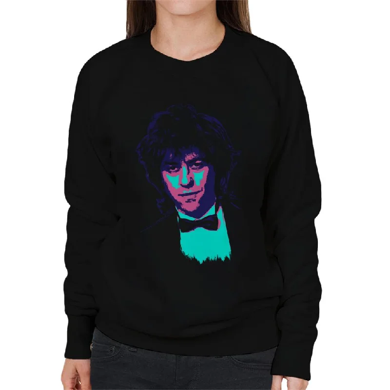 TV Times Bob Geldof In A Tuxedo 1986 Pop Art Stylised Women's Sweatshirt Hoodie with Logo Branding Identity TV Times Bob Geldof In A Tuxedo 1986 Pop Art Stylised Women's Sweatshirt Hoodie with Logo Branding Identity