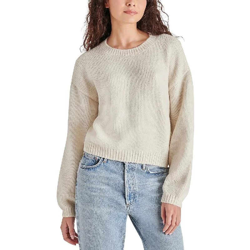 Womens Cable Knit Casual Crewneck Sweater Rayon Fabric Velvet Fabric Corduroy Fabric