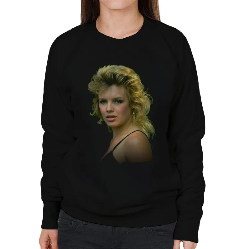 TV Times Kim Wilde 1983 Women's Sweatshirt Hoodie with Side Slits Relaxed Casual