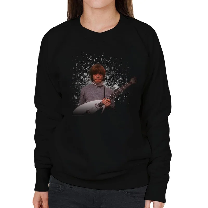 TV Times Brian Jones Rolling Stones Women's Sweatshirt Hoodie with Bell Sleeves Flared Feminine TV Times Brian Jones Rolling Stones Women's Sweatshirt Hoodie with Bell Sleeves Flared Feminine