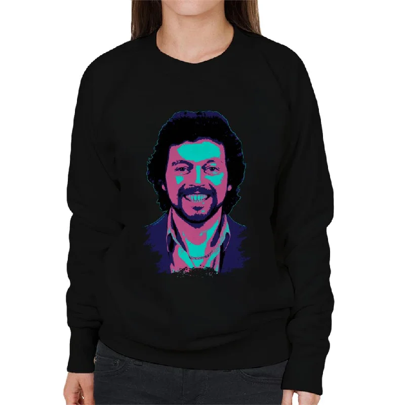 TV Times Jeremy Beadle 1982 Pop Art Stylised Women's Sweatshirt Hoodie with High Neck Warm Protective TV Times Jeremy Beadle 1982 Pop Art Stylised Women's Sweatshirt Hoodie with High Neck Warm Protective