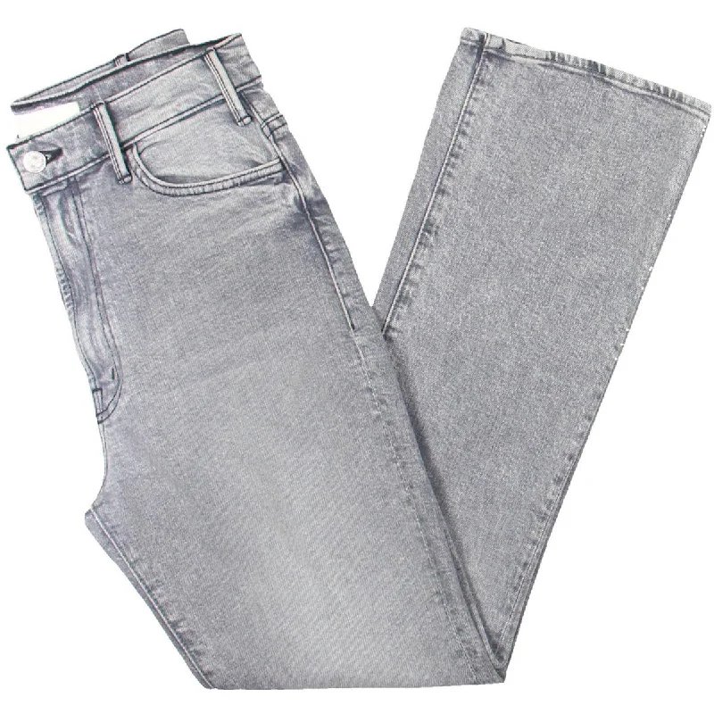 Womens High Rise Ankle Ankle Jeans Stylish Plus Size Denim Jeans