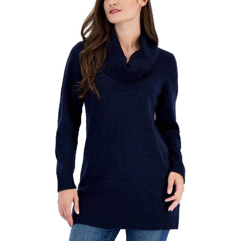 Womens Cowl Neck Oversized Pullover Sweater Turtle Neck Boat Neck Asymmetrical Neck