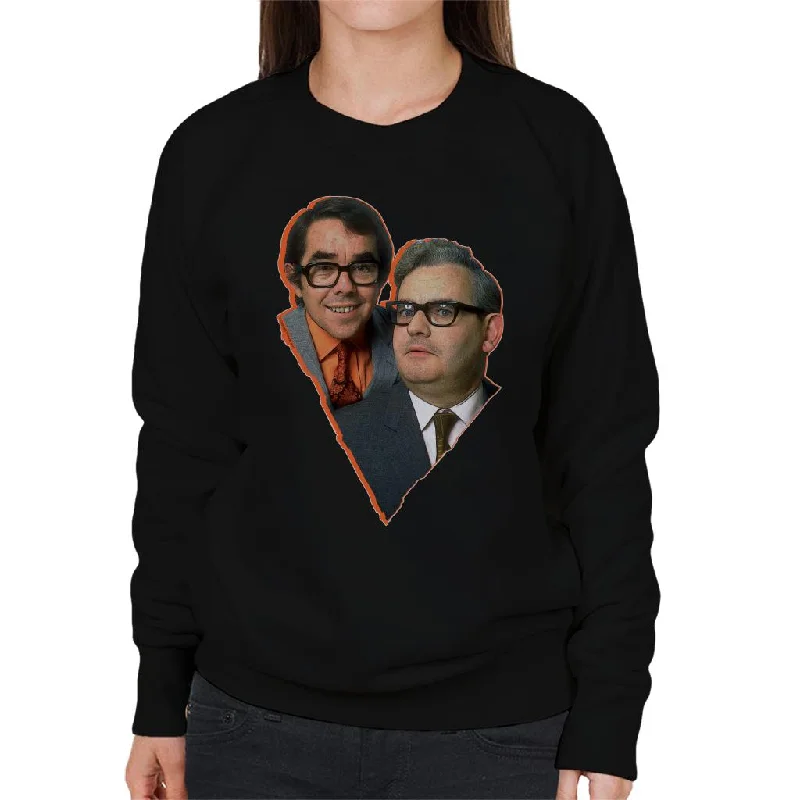 TV Times Two Ronnies Comedy Duo 1969 Women's Sweatshirt Hoodie with Hem Patch Decorative Personalized TV Times Two Ronnies Comedy Duo 1969 Women's Sweatshirt Hoodie with Hem Patch Decorative Personalized