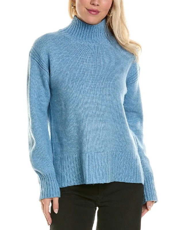 Joseph A. Ribbed Turtleneck Sweater Bright Pastel Dark