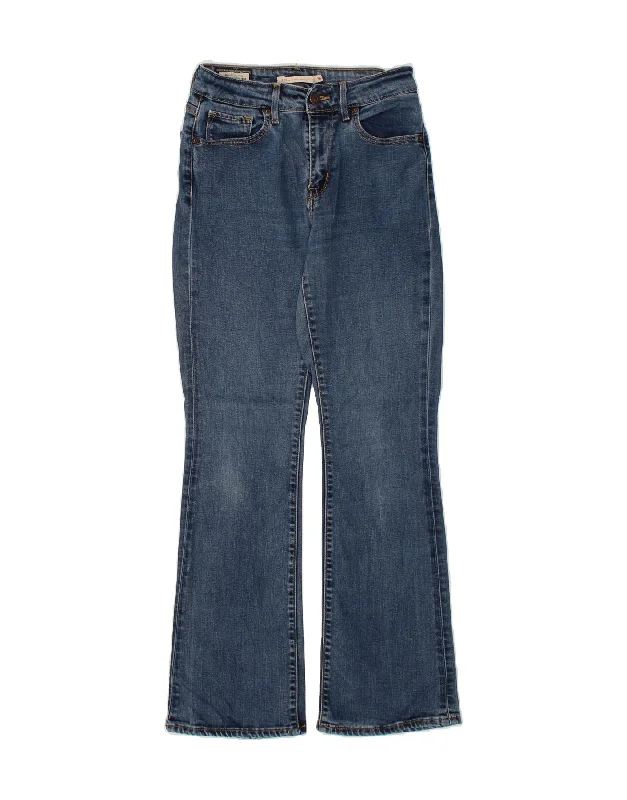 LEVI'S Womens 725 High Rise Bootcut Jeans W26 L29 Blue Elegant Dark-Wash Bootcut Jeans LEVI'S Womens 725 High Rise Bootcut Jeans W26 L29 Blue Elegant Dark-Wash Bootcut Jeans