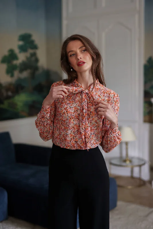 Lena Viscose Blouse Wrap Front Blouse
