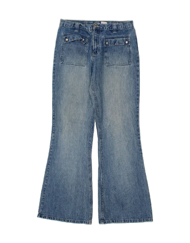 ARIZONA Womens High Waist Flared Jeans W30 L33  Blue Cotton Comfortable Flare Leg Jeans
