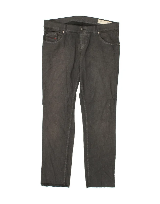 DIESEL Womens Grupee Low Waist Super Slim Skinny Jeans W30 L29 Grey Comfortable Straight-Legged Denim DIESEL Womens Grupee Low Waist Super Slim Skinny Jeans W30 L29 Grey Comfortable Straight-Legged Denim