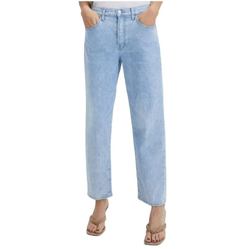Blake Straight-Leg Jean In Glacier Blue Comfortable Zip-Fly Denim Jeans