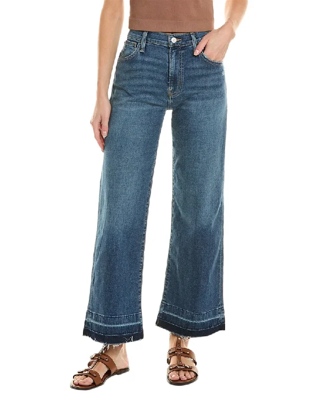 HUDSON Jeans Rosalie Rockport High-Rise Wide Leg Jean Casual Straight-Leg Jeans