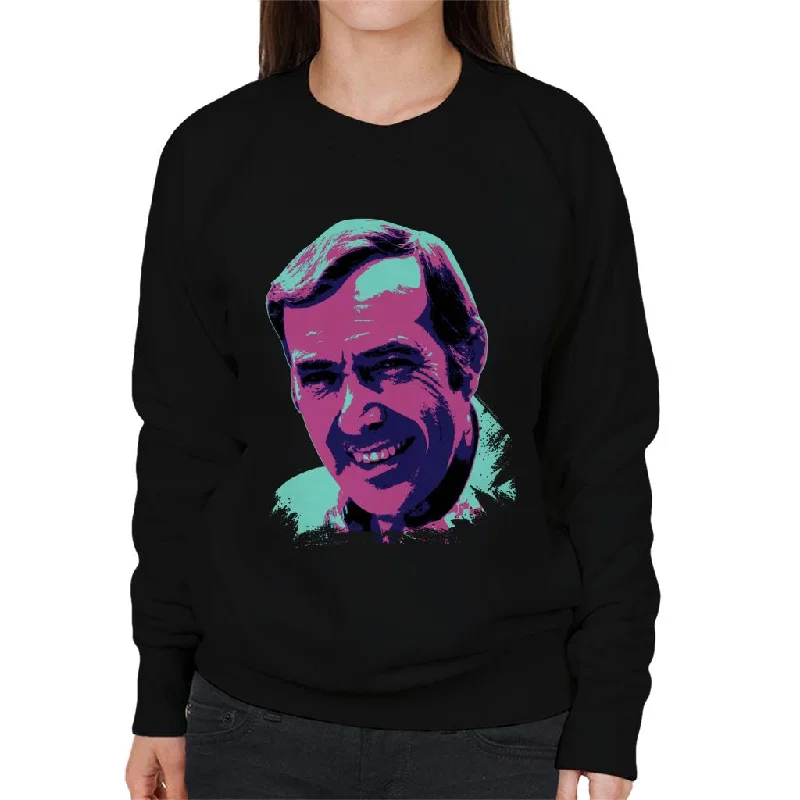 TV Times Musical Entertainer Val Doonican 1975 Pop Art Stylised Women's Sweatshirt Hoodie with Hem Elastic Stretchable Comfortable TV Times Musical Entertainer Val Doonican 1975 Pop Art Stylised Women's Sweatshirt Hoodie with Hem Elastic Stretchable Comfortable