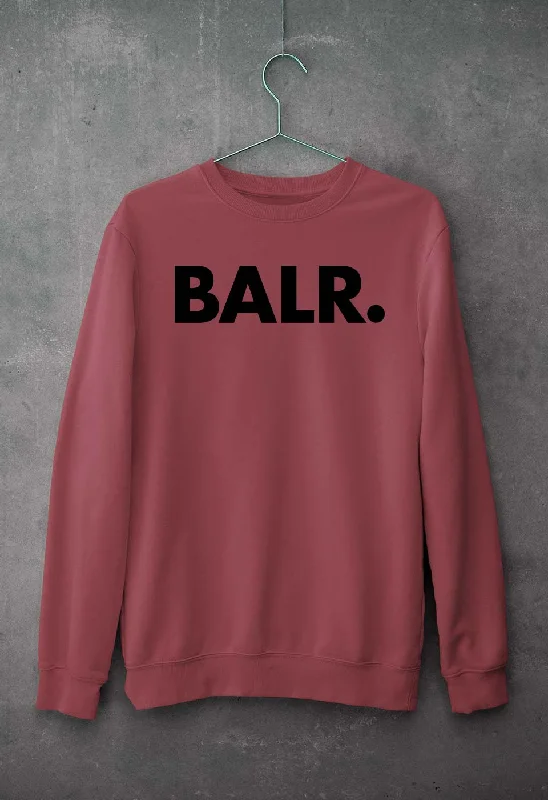 BALR Unisex Sweatshirt for Men/Women Hoodie with Applique Textured Unique
