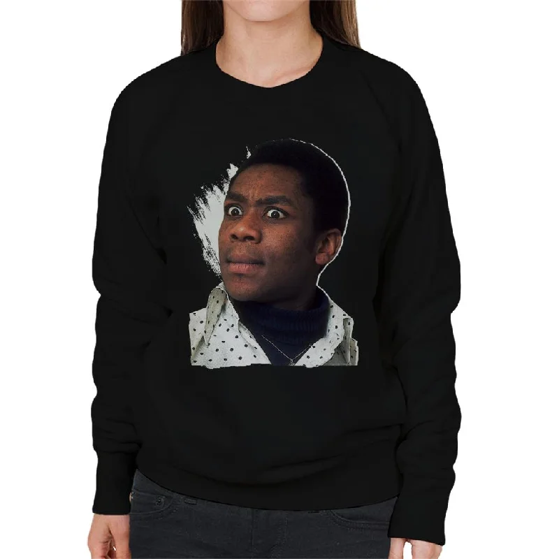TV Times Lenny Henry 1976 Women's Sweatshirt Hoodie with Half-Zip Sporty Casual