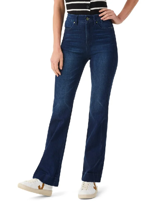 NIC & ZOE Breakaway Bootcut Side Panel Jean Fashionable Distressed Jeans