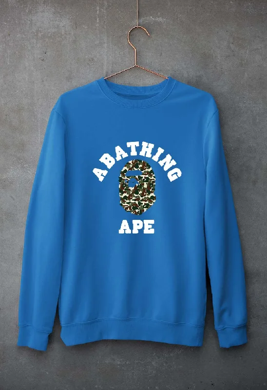 A Bathing Ape Unisex Sweatshirt for Men/Women Hoodie with Applique Textured Unique