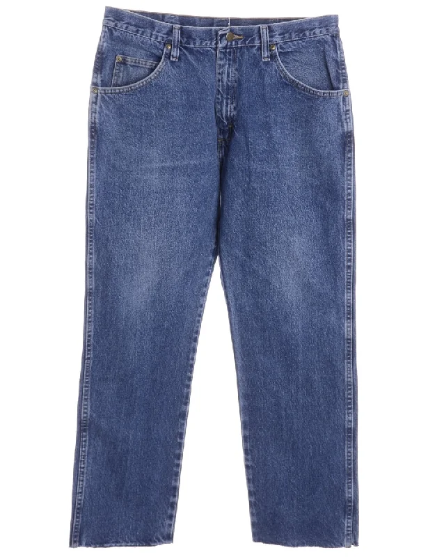 Label Tapered Cropped Jeans Comfortable Stretch Denim Jeans