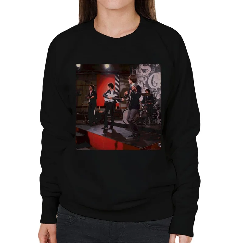 TV Times The Kinks Live Ready Steady Go Women's Sweatshirt Hoodie with Pocket Utility Practical TV Times The Kinks Live Ready Steady Go Women's Sweatshirt Hoodie with Pocket Utility Practical