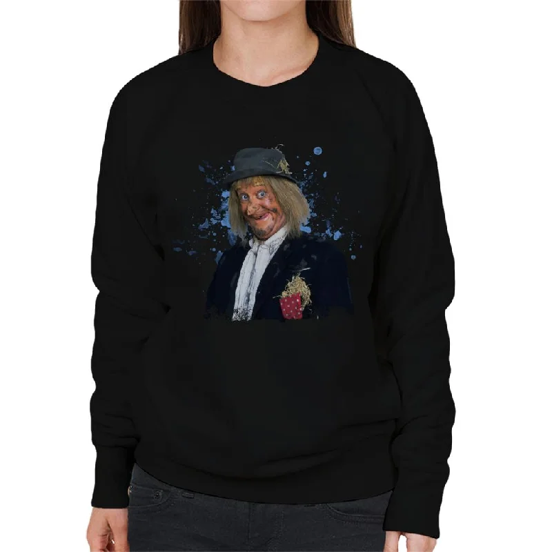 TV Times Jon Pertwee As Worzel Gummidge Women's Sweatshirt Hoodie with Pastel Soft Subtle TV Times Jon Pertwee As Worzel Gummidge Women's Sweatshirt Hoodie with Pastel Soft Subtle