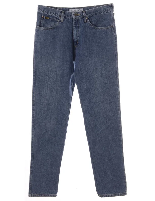 Label Thomas Tapered Denim Jeans Comfortable Straight-Legged Denim