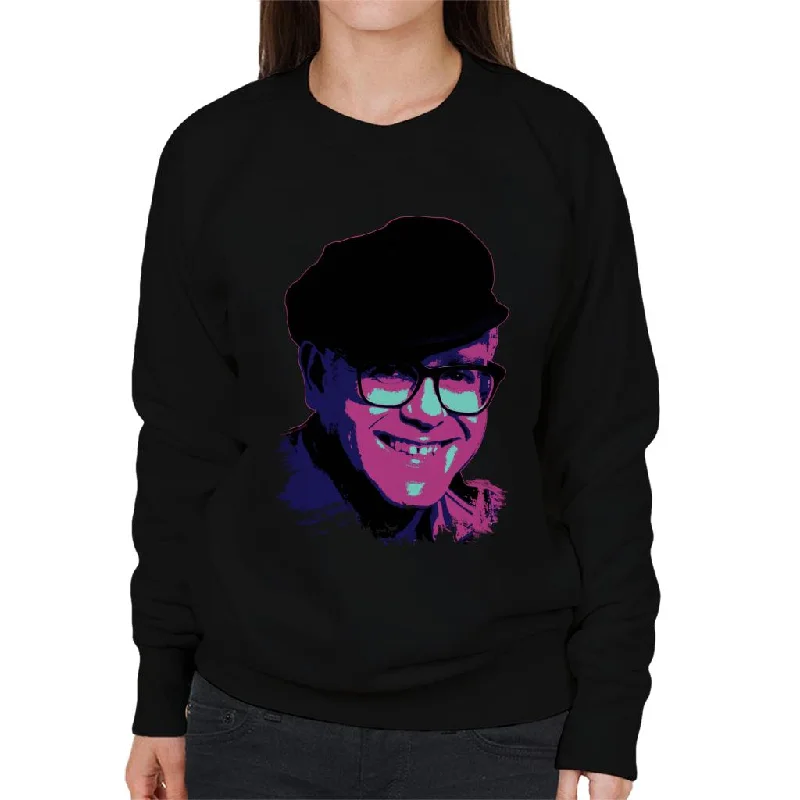 TV Times Pop Singer Elton John 1989 Pop Art Stylised Women's Sweatshirt Hoodie with Strings Custom Fit Adjustable TV Times Pop Singer Elton John 1989 Pop Art Stylised Women's Sweatshirt Hoodie with Strings Custom Fit Adjustable