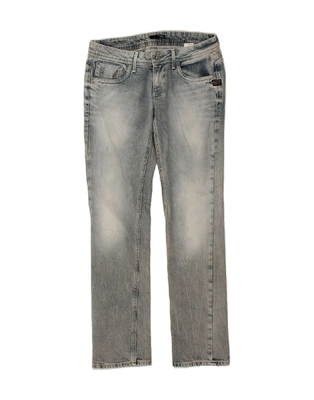 G-STAR Womens Slim Jeans W30 L32 Blue Cotton Chic Cropped Jeans