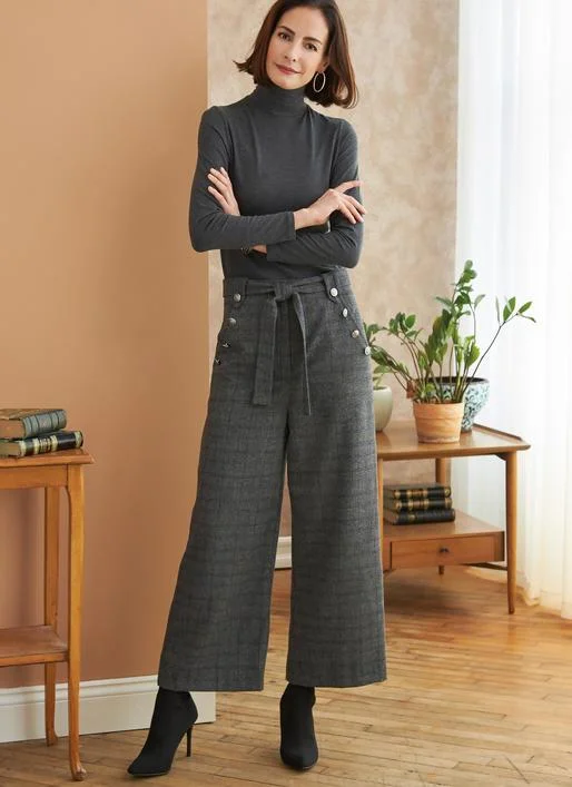 Butterick Pattern B6715 Miss Petite Pants Formal Slim Pants
