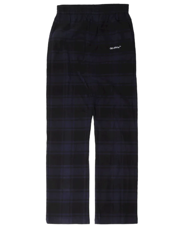 Plaid Pajama Pants Casual Drawstring Pants