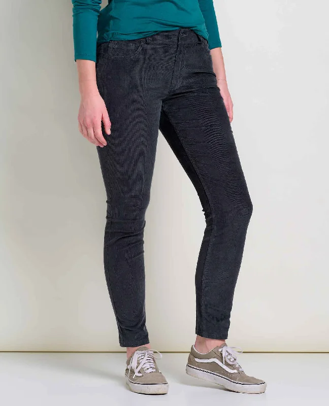 Karuna Cord 5 Pocket Skinny Pant Soft Wool Pants