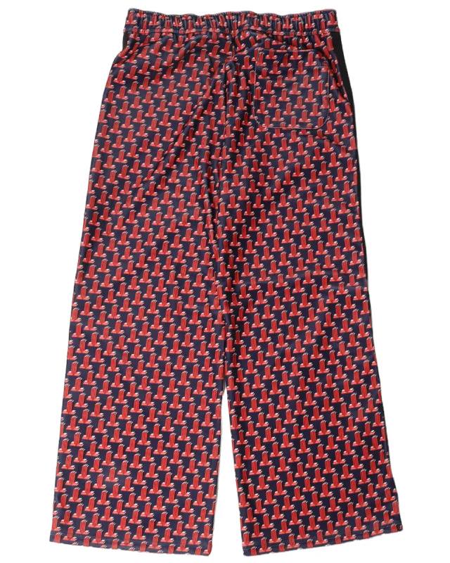 All Over Logo Track Pant Relaxed Fit Trousers