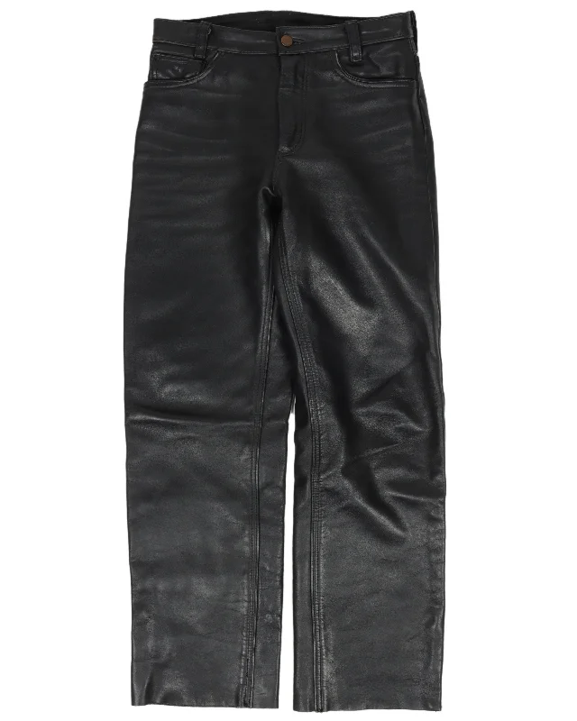 Vanson Leathers Leather Pants Fashionable Track Pants