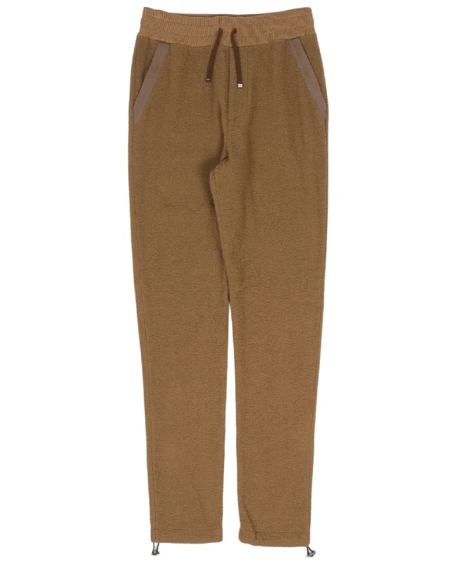 Wool-Blend Track Pants Stylish Harem Pants
