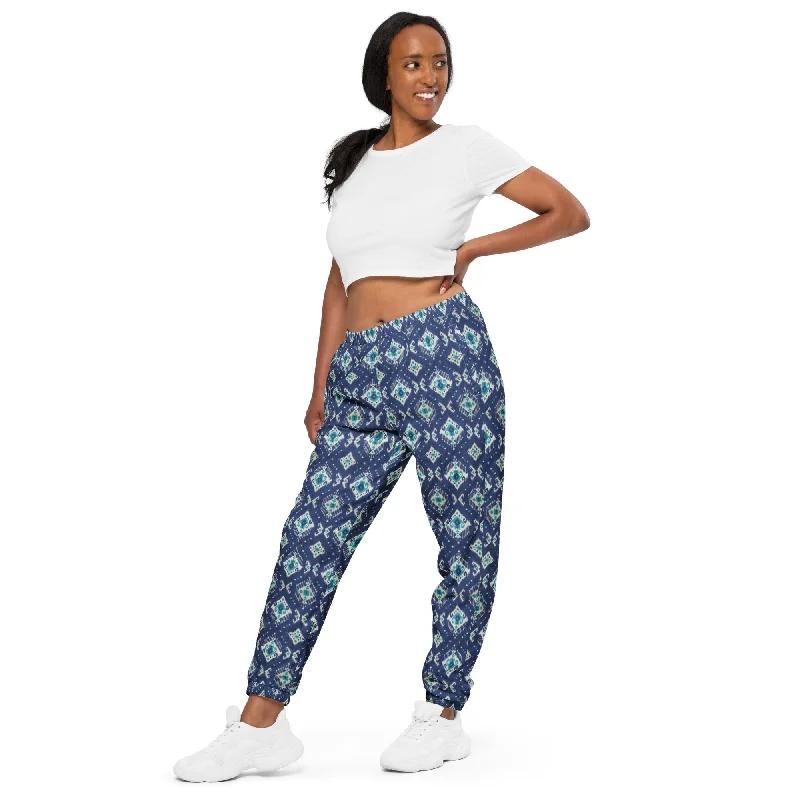 ATLAS PATTERN 2 Women's Track Pants Trendy Wide-Leg Pants