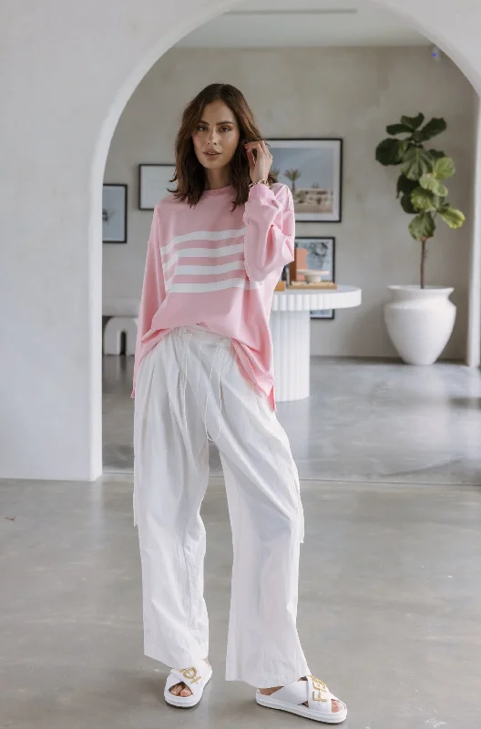KALTEX Pants White Casual Lounge Pants