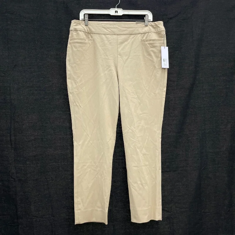 NWT Wmns SOFT SURROUNDINGS Khaki Superla Pull On Straight Leg Pants Sz L Petite Cozy Jogger Leggings NWT Wmns SOFT SURROUNDINGS Khaki Superla Pull On Straight Leg Pants Sz L Petite Cozy Jogger Leggings
