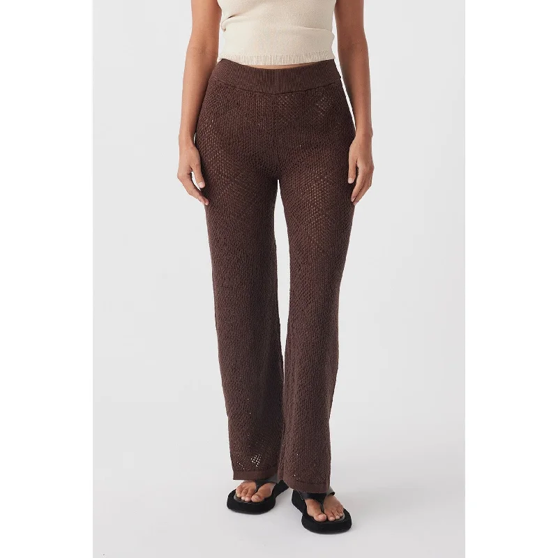 Arcaa Ezra Pant - Chocolate Soft Stretch Trousers