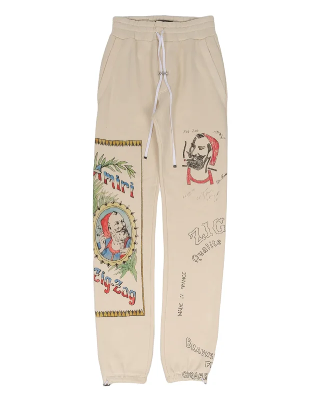 Zig Zag Sweat Pant Formal Dress Pants