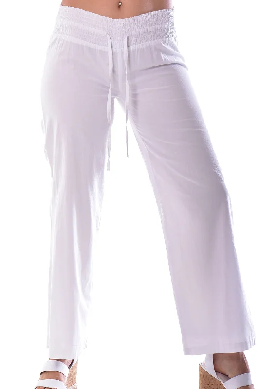 Azucar Women's Drawstring Waist Pants - LRPP1565 Formal Slim Pants