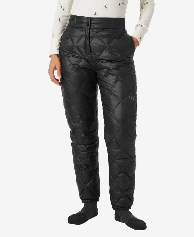 W DIAMOND QUILTED PANT Fashionable Track Pants