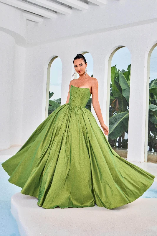 J'Adore Dresses J24033 - Strapless Corset Prom Dress