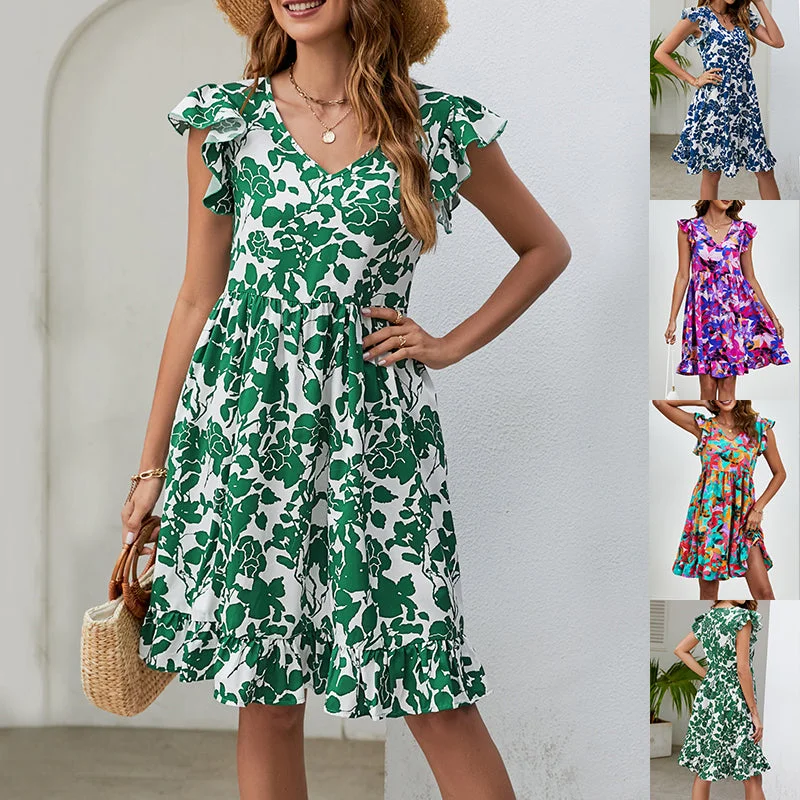 Leaf Swing Dress