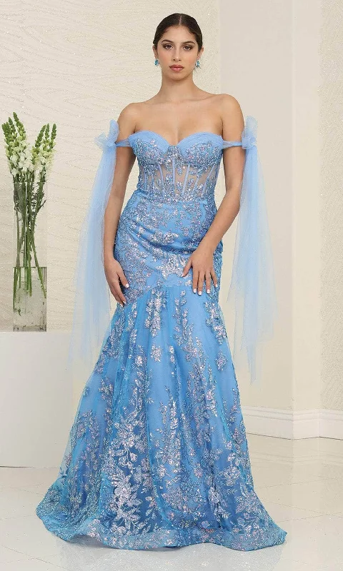 May Queen RQ8121 - Sweetheart Corset Evening Gown