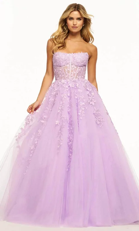 Sherri Hill 55993 - Scoop Illusion Corset Ballgown