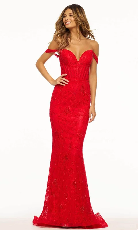 Sherri Hill 56033 - Lace Corset Gown