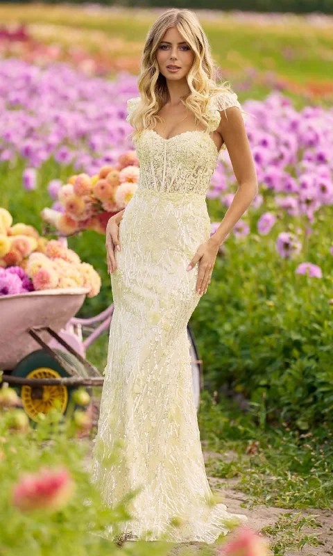 Sherri Hill 56209 - Sequin Lace Bodice Gown