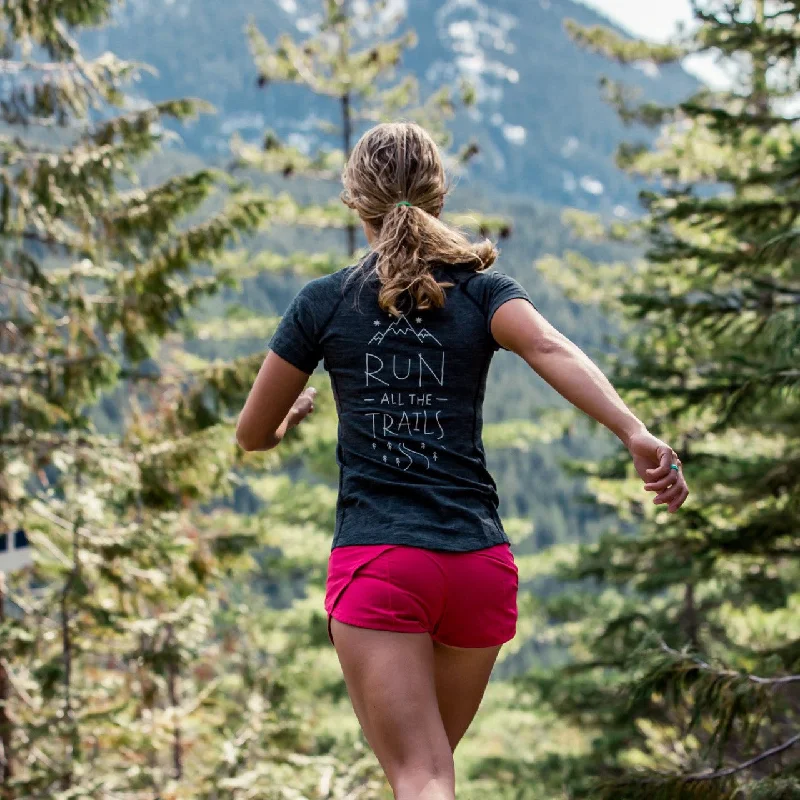 Altitude Tee - Run All The Trails Original Lace Blend Ribbed Blend Corduroy Blend