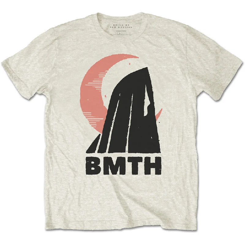 BRING ME THE HORIZON Attractive T-Shirt, Moon Graphic Embroidered Appliqued